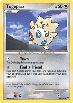 Togepi Great Encounters card