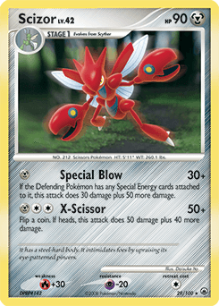 Scizor Majestic Dawn card