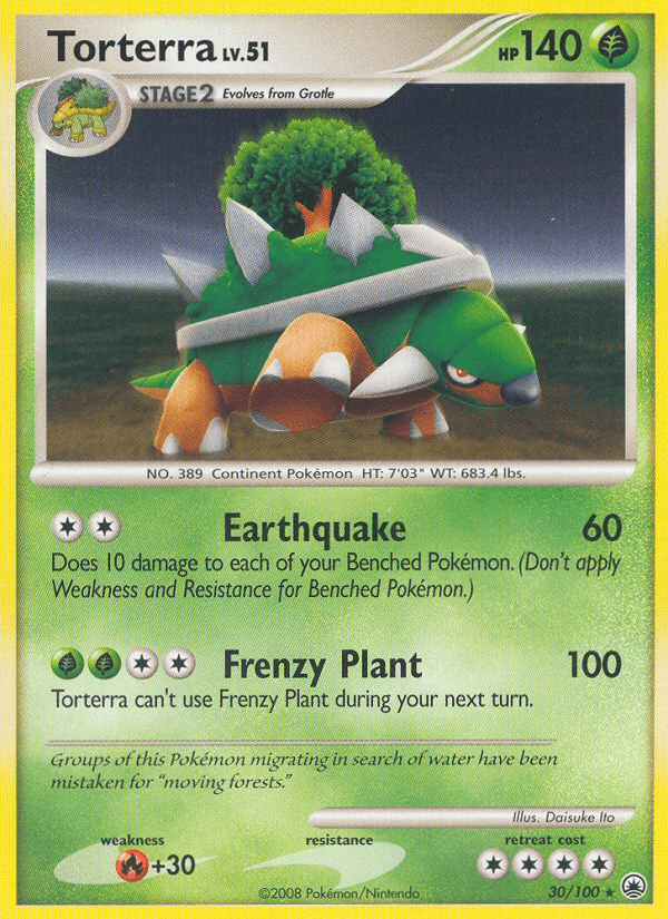 Torterra Majestic Dawn card