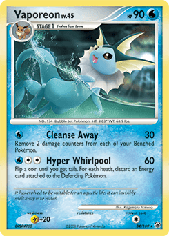 Vaporeon Majestic Dawn card