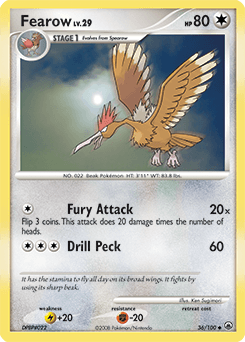 Fearow Majestic Dawn card