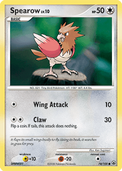 Spearow Majestic Dawn card