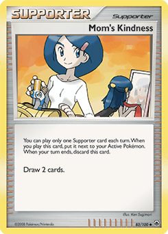 Mom's Kindness Majestic Dawn card