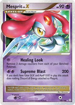 Mesprit LV.X Legends Awakened card