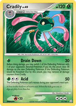 Cradily Legends Awakened card