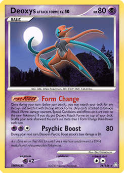Deoxys Attack Forme Legends Awakened card