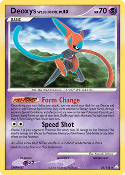 Deoxys Speed Forme Legends Awakened card