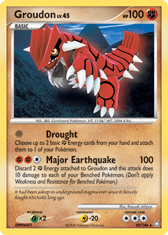Groudon Legends Awakened card