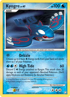 Kyogre Legends Awakened card