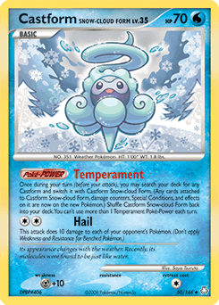 Castform Snow-Cloud Form Legends Awakened card