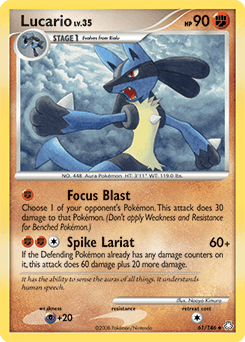 Lucario Legends Awakened card