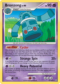 Bronzong Stormfront card