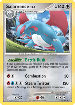 Salamence Stormfront card