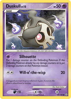 Duskull Stormfront card