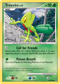 Treecko Stormfront card