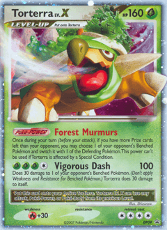 Torterra LV.X DP Black Star Promos card