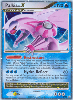Palkia LV.X DP Black Star Promos card