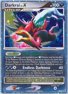 Darkrai LV.X DP Black Star Promos card