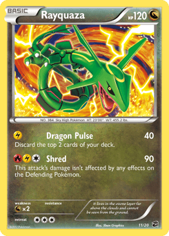 Rayquaza Dragon Vault card