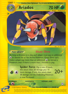 Ariados Aquapolis card