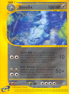Steelix Aquapolis card