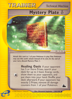 Mystery Plate δ Skyridge card