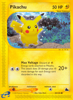 Pikachu Skyridge card