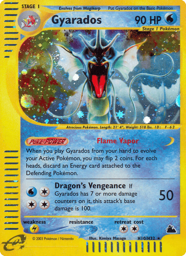 Gyarados Skyridge card