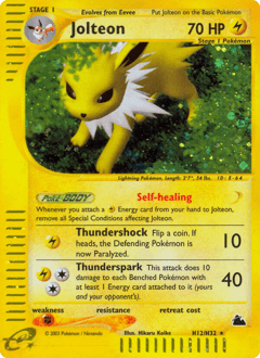 Jolteon Skyridge card