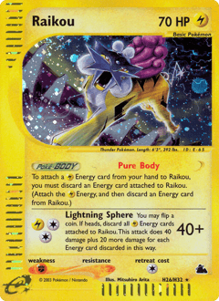 Raikou Skyridge card