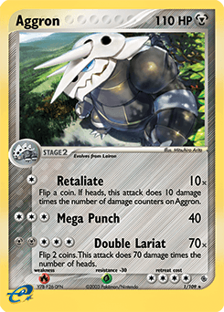 Aggron Ruby & Sapphire card
