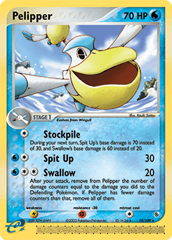 Pelipper Ruby & Sapphire card