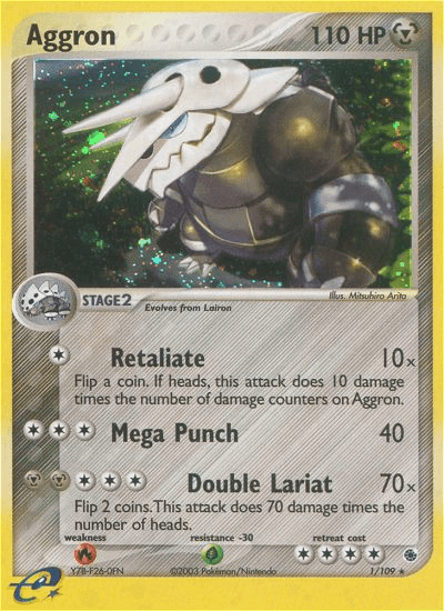 Aggron Ruby & Sapphire card
