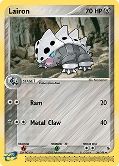 Lairon Ruby & Sapphire card