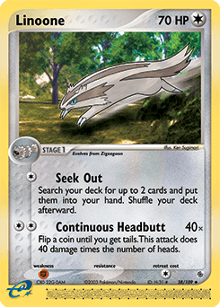 Linoone Ruby & Sapphire card