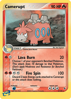 Camerupt Ruby & Sapphire card