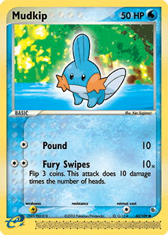 Mudkip Ruby & Sapphire card