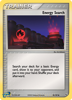 Energy Search Ruby & Sapphire card