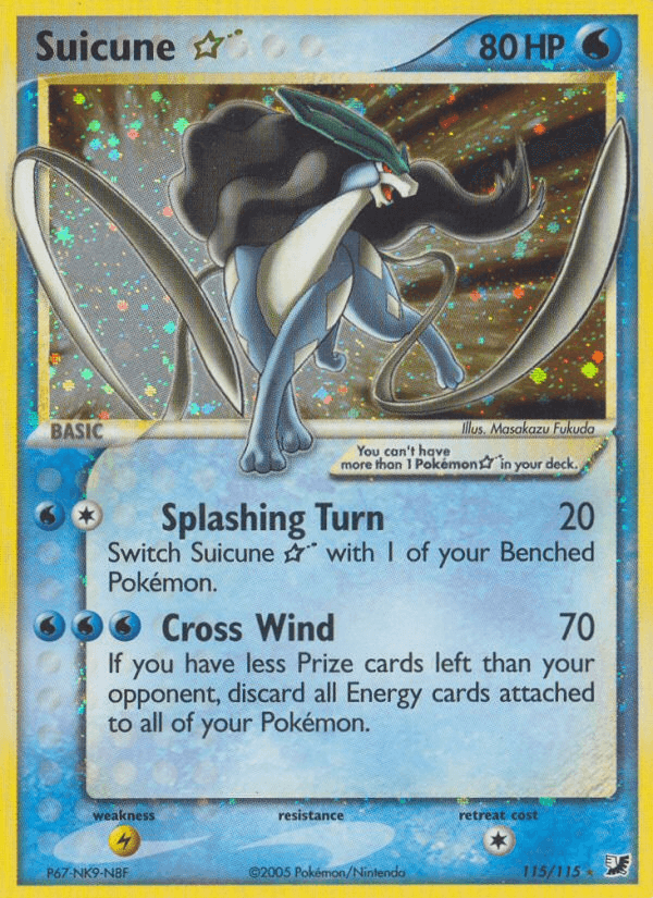 Suicune ★ Unseen Forces card