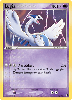 Lugia Unseen Forces card