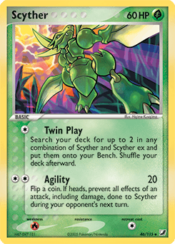 Scyther Unseen Forces card