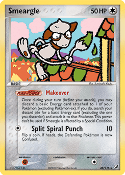 Smeargle Unseen Forces card