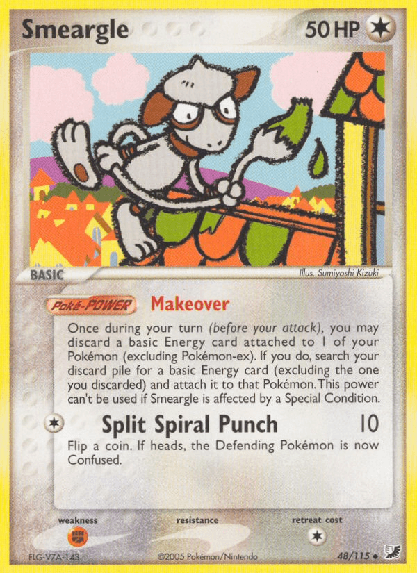 Smeargle Unseen Forces card