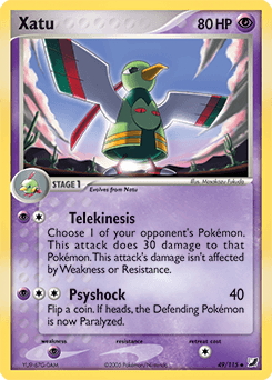 Xatu Unseen Forces card