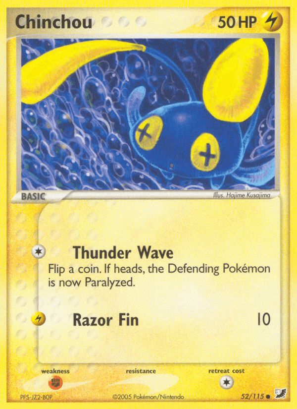 Chinchou Unseen Forces card
