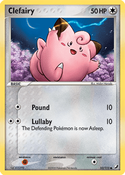 Clefairy Unseen Forces card
