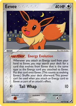 Eevee Unseen Forces card