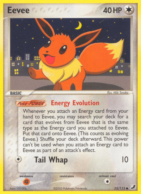 Eevee Unseen Forces card