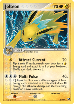 Jolteon Unseen Forces card