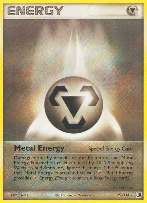 Metal Energy Unseen Forces card